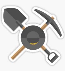Pick, Shovel, & Pan Sticker