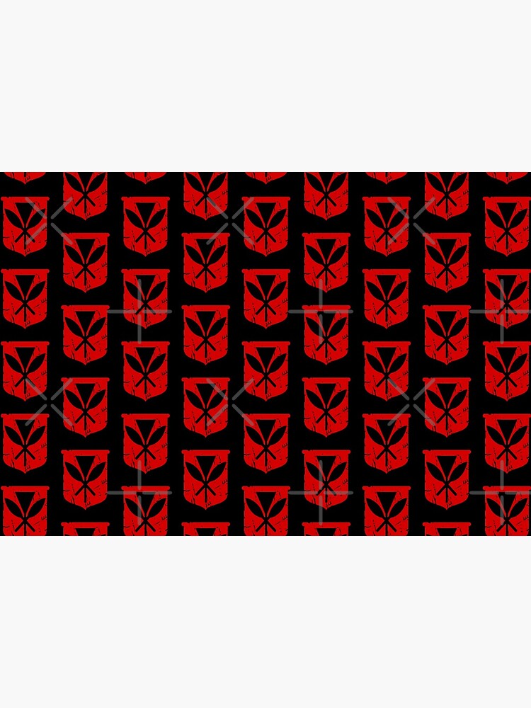 Hawai'i Kanaka Maoli (red) by Hawaii Nei All Day by HawaiiNeiAllDay