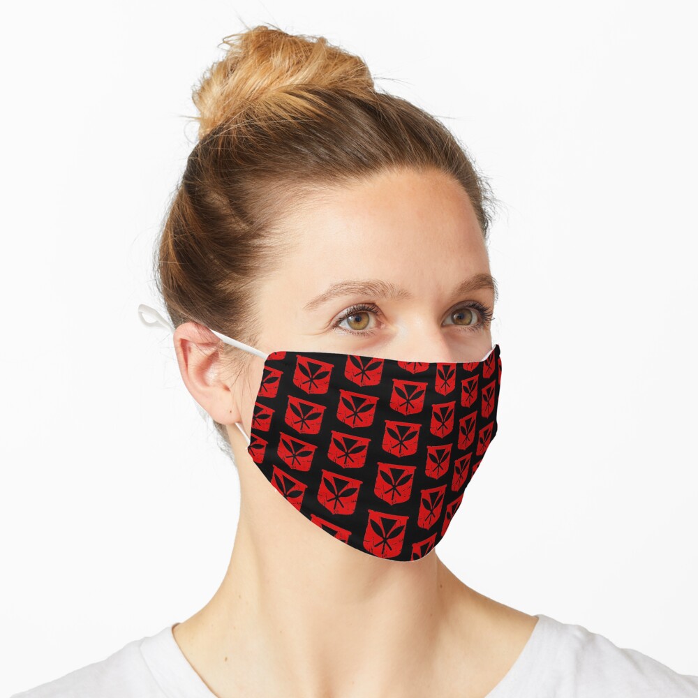 Hawai'i Kanaka Maoli (red) by Hawaii Nei All Day Mask
