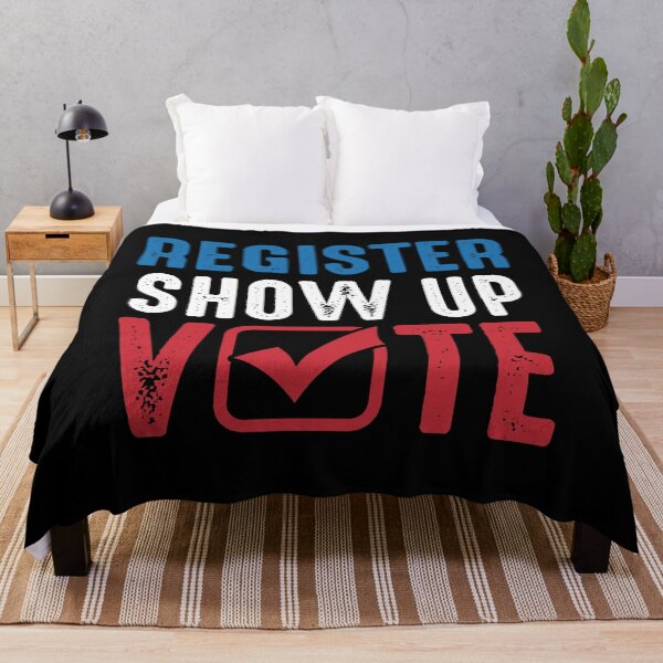 Item preview, Register Show Up Vote designed and sold by TopDawgDesigns.