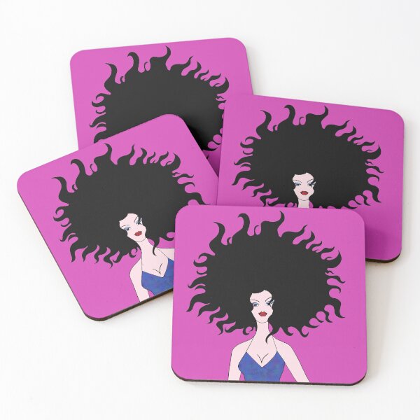Item preview, Big hair retro swinging sixties girl  designed and sold by PG Illustration.
