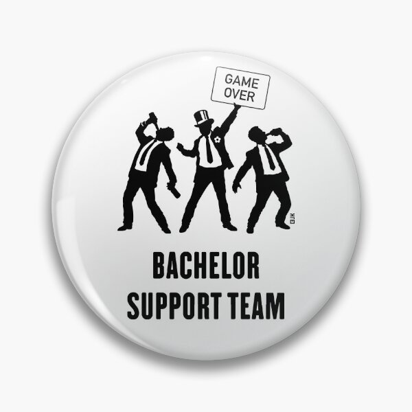 Item preview, Game Over – Bachelor Support Team (Stag Party / Black) designed and sold by MrFaulbaum.