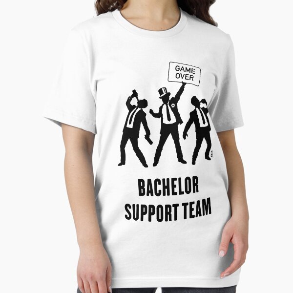 Item preview, Game Over – Bachelor Support Team (Stag Party / Black) designed and sold by MrFaulbaum.
