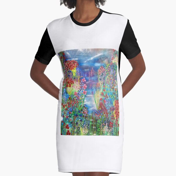 'Intoxicating ' Graphic T-Shirt Dress