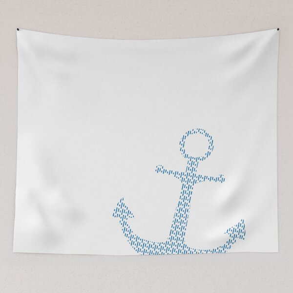 Item preview, Anchor Navy Sail Boat designed and sold by NevesMarkt.