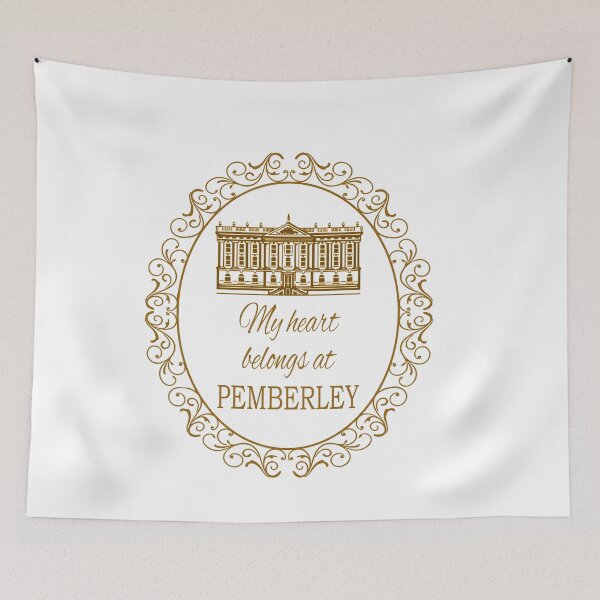 Item preview, Jane Austen Vintage Pemberley Book Club Mr. Darcy Fans Literary Quotes Gifts designed and sold by TopTeeShop.