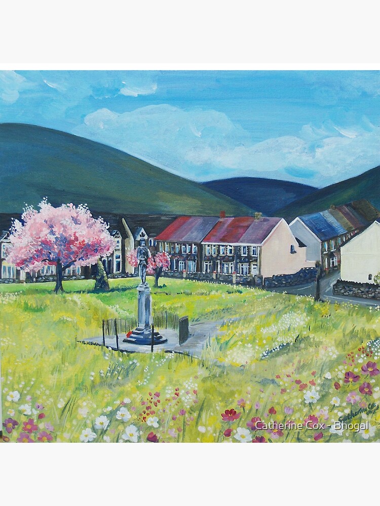 Acrylic Painting of The daisy park by Starsthatshine