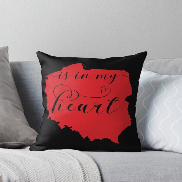 Item preview, Poland Is In My Heart Map   designed and sold by Celticana.