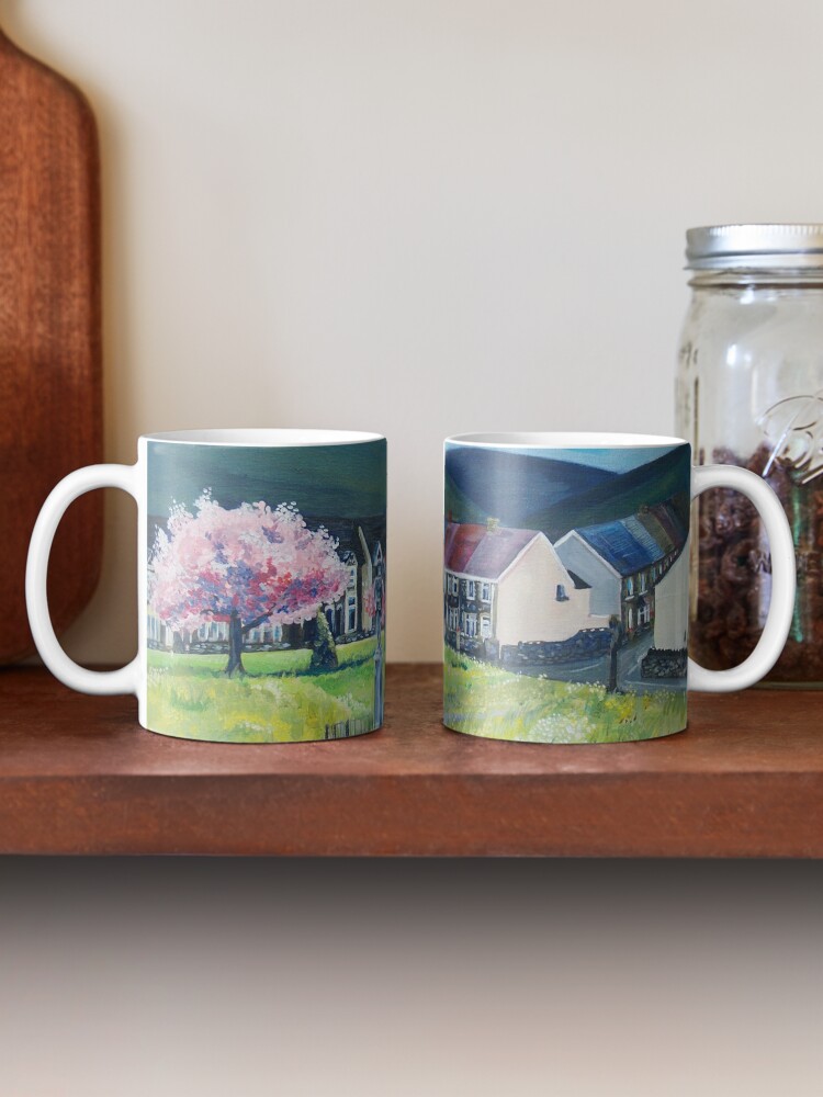 Alternate view of Acrylic Painting of The daisy park Mug