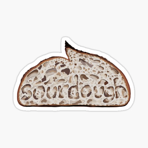 Item preview, Sourdough Slice |  designed and sold by PixelsandPulp.