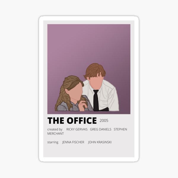 The Office Minimalist Sticker Sticker For Sale By Bella Correa Redbubble