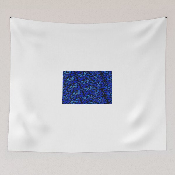 Item preview, BLUE FLORAL BANDANNA FACE MASK GIFT black designed and sold by alaechamlal.
