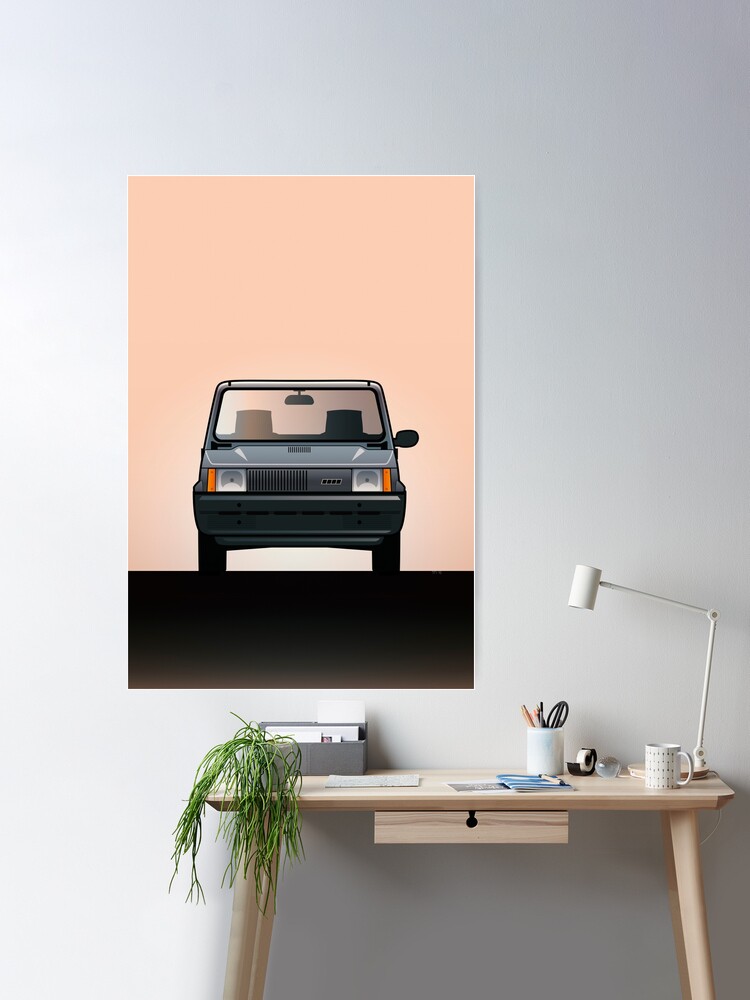 Modern Euro Icons Series FIAT Panda (Tipo 141) Art Print for Sale by  monkeycom