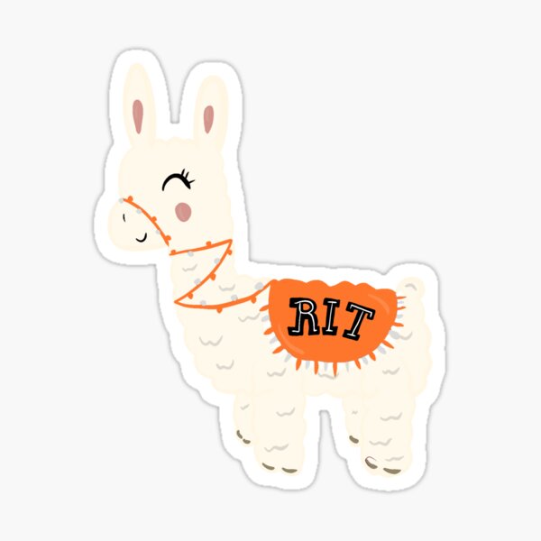 Llama Alpaca Cute Cool Smart Lama Kids School' Sticker