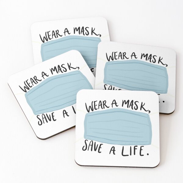 Item preview, Wear a Mask, Save a Life designed and sold by flipinforlife.