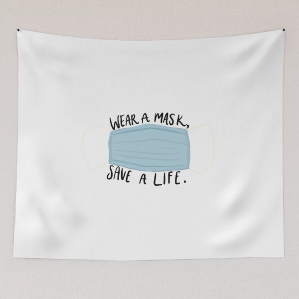 Item preview, Wear a Mask, Save a Life designed and sold by flipinforlife.