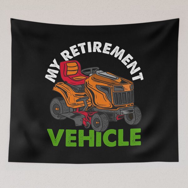 Item preview, My Retirement Vehicle - Lawn Mower T-Shirt designed and sold by biNutz.