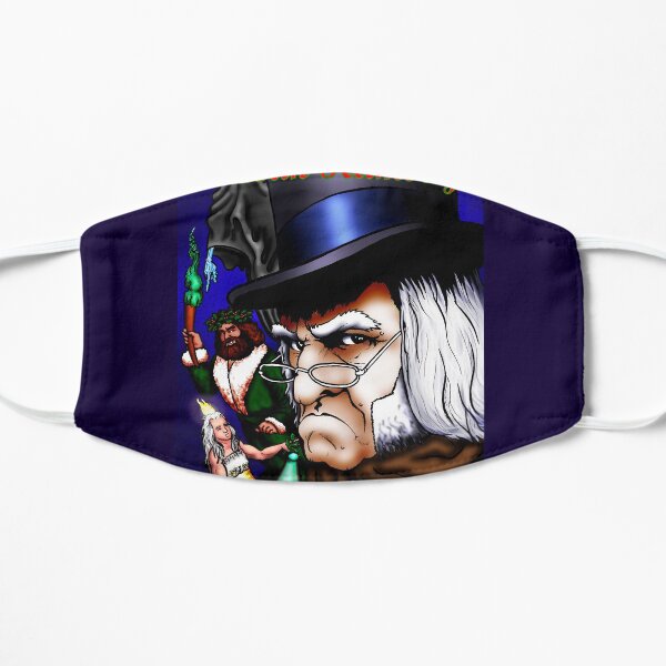 My Ebenezer Scrooge poster art. Flat Mask
