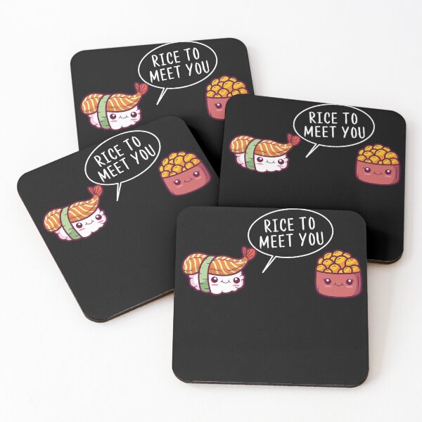 Item preview, Rice to meet you - sushi rice gift designed and sold by m-huppmann.