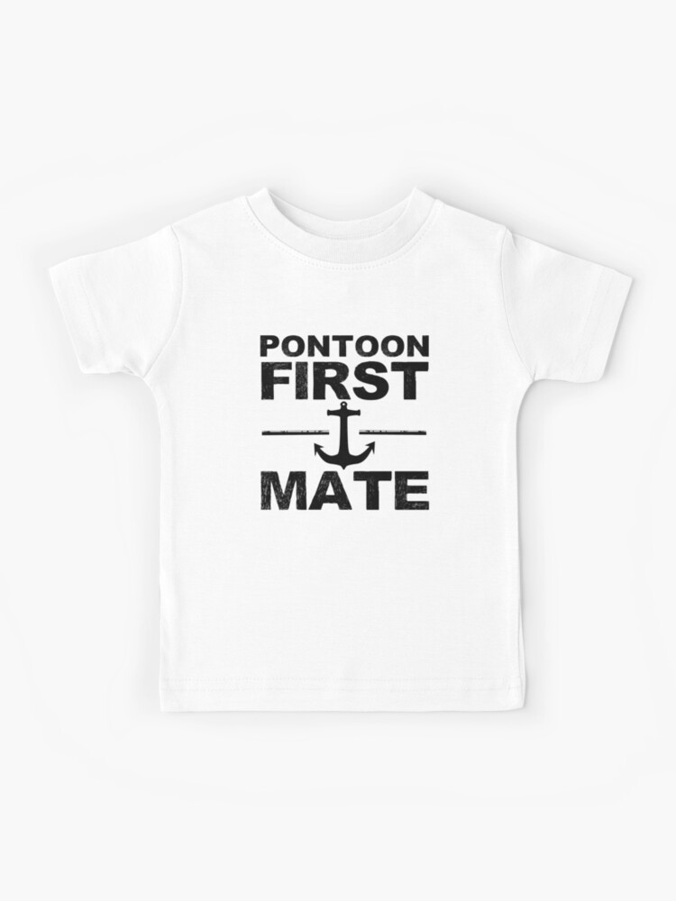 Pontoon Boat Gifts Pontoon Shirt Sayings River Life Pontoon Boat Gear Funny Navy / S