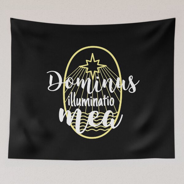 Item preview, Dominus Illuminatio Mea - The Lord Is My Light - Psalm 27  graphic designed and sold by jakehughes2015.