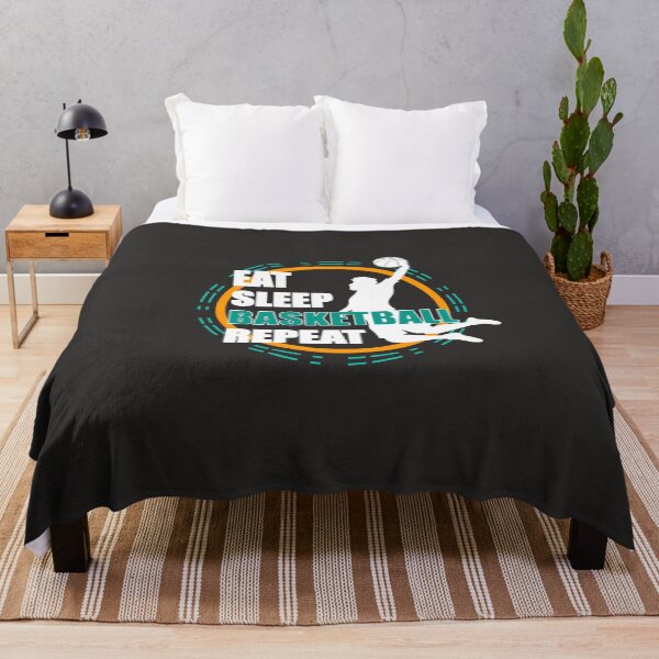Artikelvorschau, Eat sleep Basketball repeat entworfen und verkauft von blikonie.