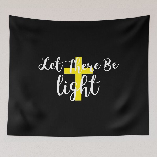 Item preview, Let There Be Light Genesis Bible Quote Cross graphic designed and sold by jakehughes2015.