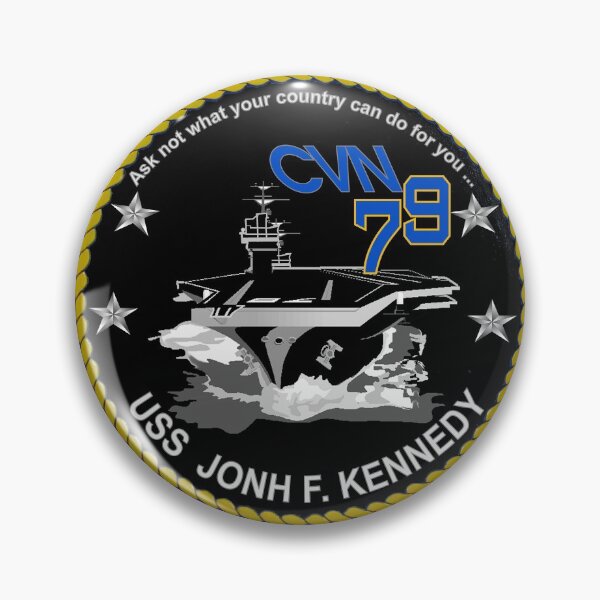 Item preview, USS John F. Kennedy (CVN-79) Crest designed and sold by Nikki SpaceStuffPlus.