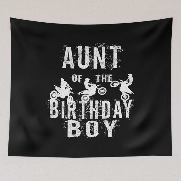 Item preview, Aunt Of The Birthday Boy Dirt Bike B-day Party product designed and sold by Grabitees.