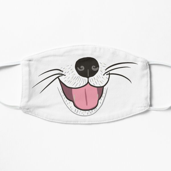 Dog mouth serie 3 Flat Mask