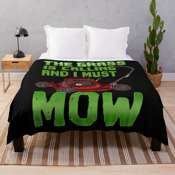Item preview, The Grass Is Calling And I Must Mow - Lawn Mowing designed and sold by biNutz.