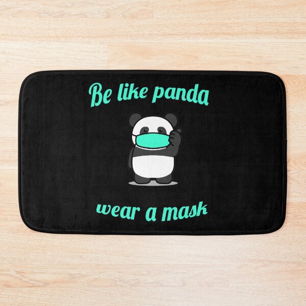 Item preview, Safe Panda wear a mask designed and sold by BandOfThePand.