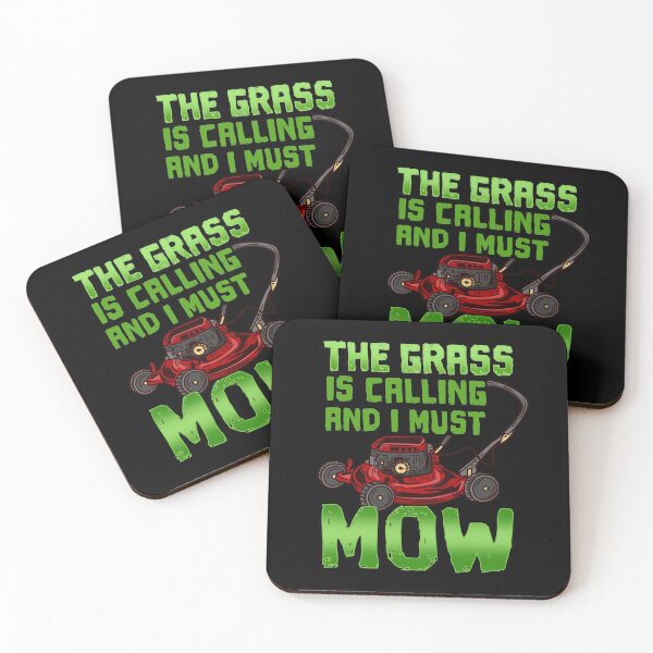 Item preview, The Grass Is Calling And I Must Mow - Lawn Mowing designed and sold by biNutz.