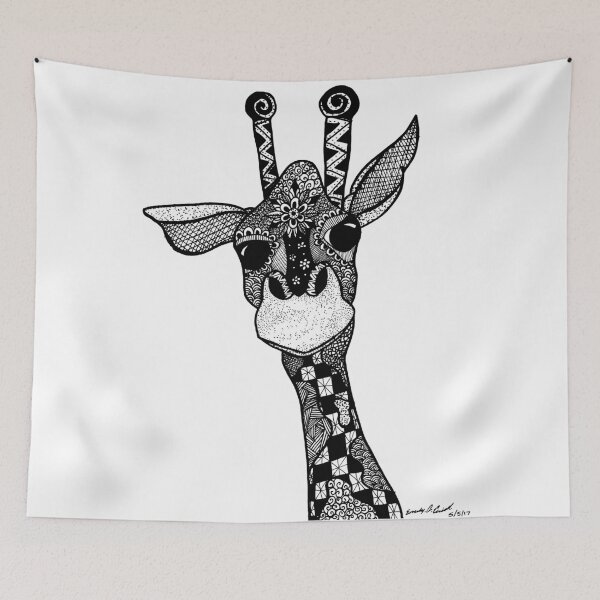 Item preview, George the giraffe  designed and sold by EmoodleDoodle.
