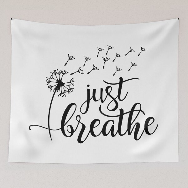 Item preview, Just Breathe Dandelion, Momlife, Just Breathe, Inspirational Quotes, Mommy Quotes designed and sold by Frenchyx.
