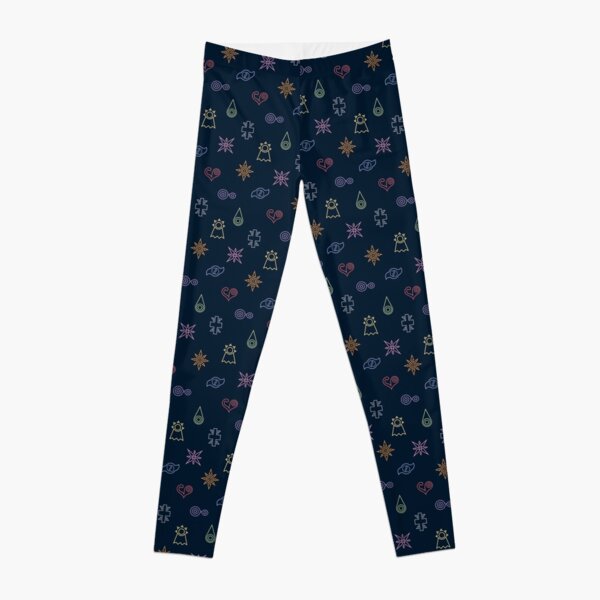 S/M Lularoe Kids Leggings Valentine's Day Amore Floral on Blue