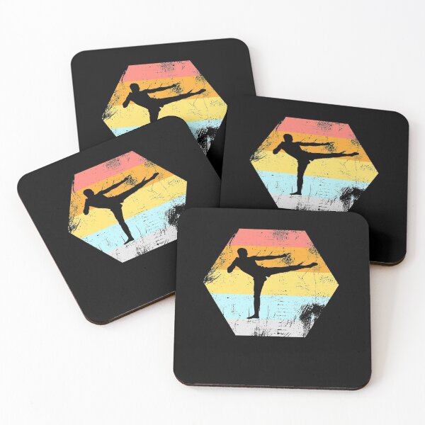 Item preview, Kickboxer silhouette - martial arts boxing designed and sold by m-huppmann.
