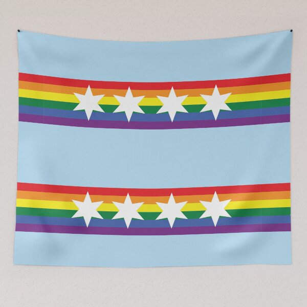 Item preview, Chicago Gay Pride Parade Rainbow Flag designed and sold by Michelle Sarah.