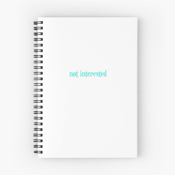 Item preview, not interested (blue) designed and sold by tori-designs.