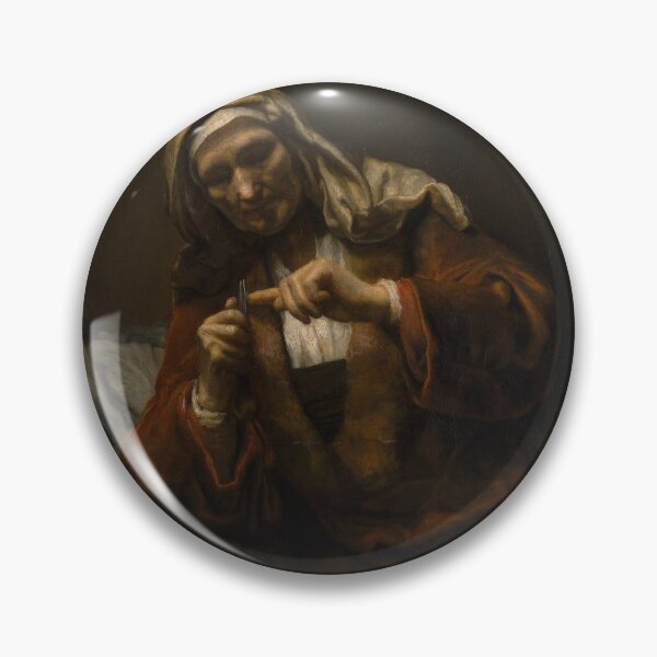 Item preview, Old Woman Cutting Her Nails designed and sold by Tizeru.