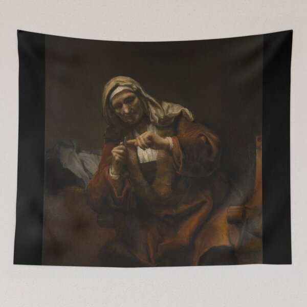 Item preview, Old Woman Cutting Her Nails designed and sold by Tizeru.
