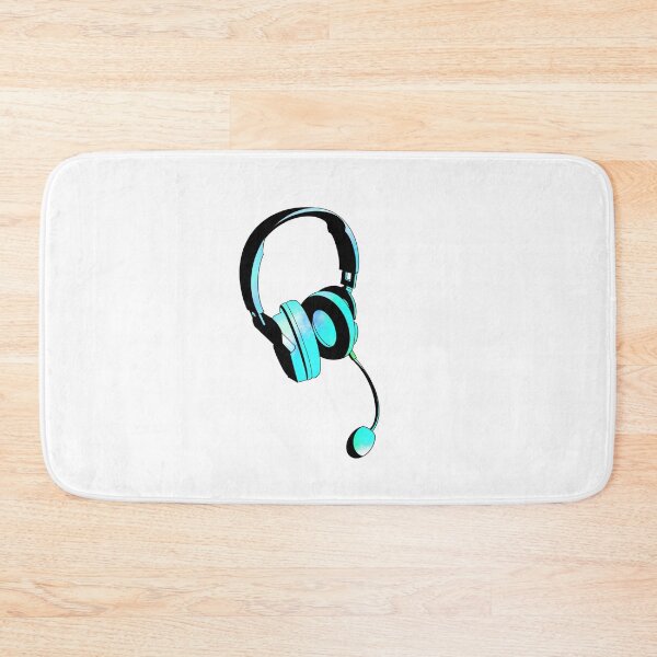 Item preview, Gamer headset aqua  designed and sold by Gav-lart.
