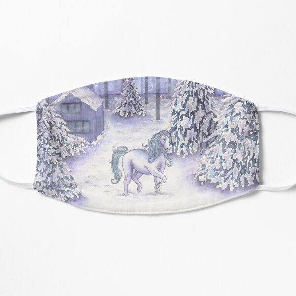 Enchanted Christmas Unicorn Small Mask
