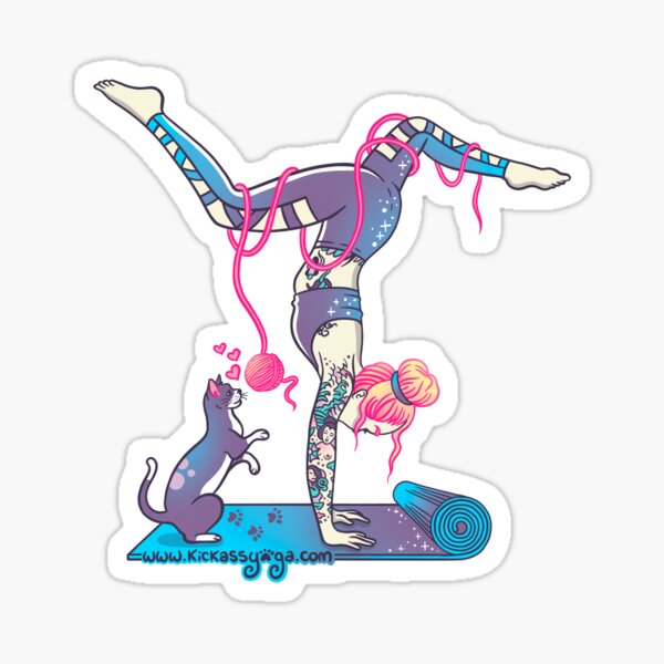 Handstand Life Sticker