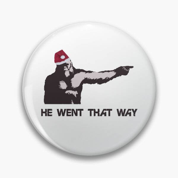 Item preview, He Went That Way Happy Holidays designed and sold by theboonation.