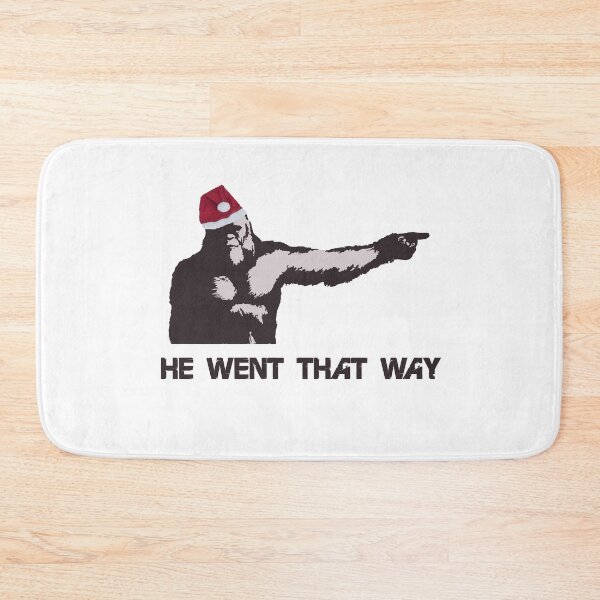 Item preview, He Went That Way Happy Holidays designed and sold by theboonation.