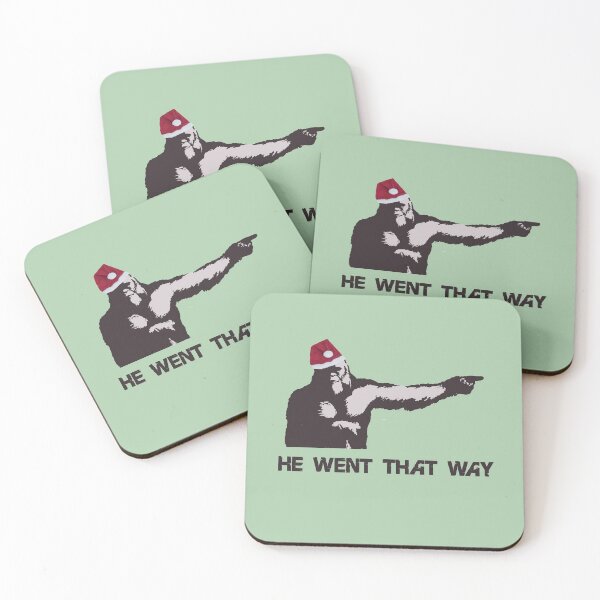 Item preview, He Went That Way Happy Holidays designed and sold by theboonation.