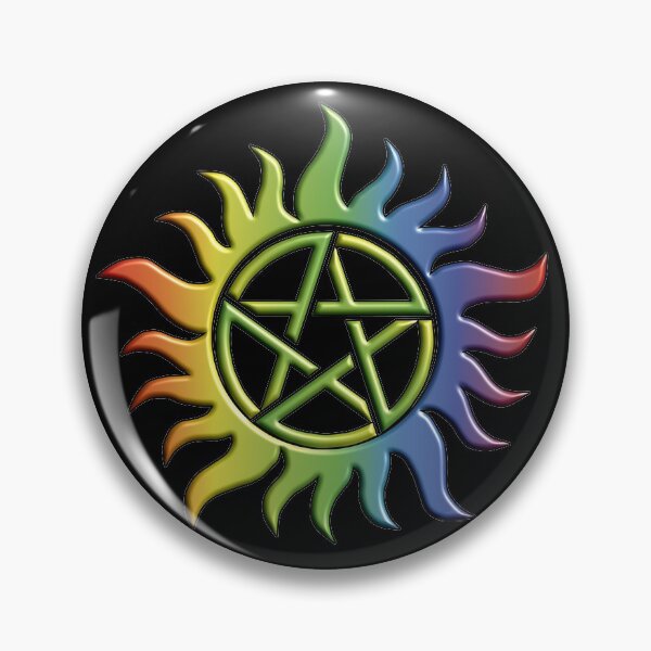 Item preview, Rainbow Anti Possession Tattoo designed and sold by MidnightSilver.