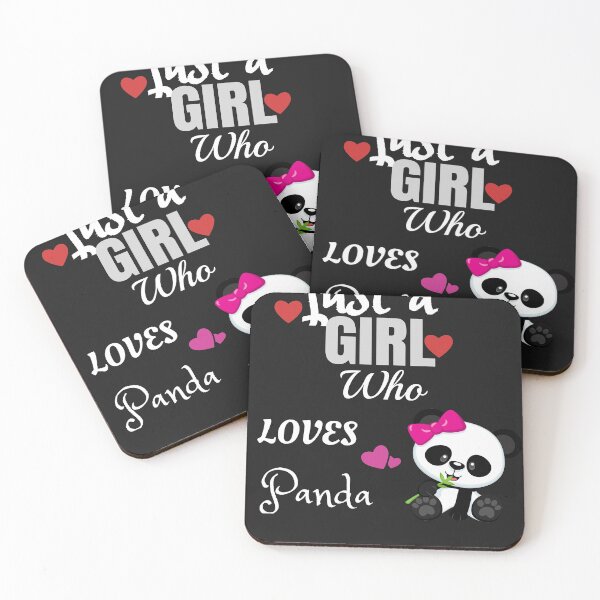 Item preview, Just a girl who loves Pandas T-Shirt designed and sold by Steve  Morley.