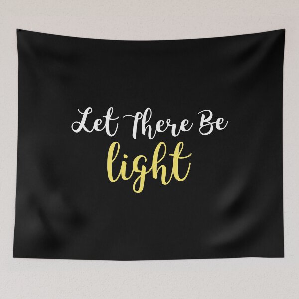 Item preview, Let There Be Light Genesis Bible Quote graphic designed and sold by jakehughes2015.